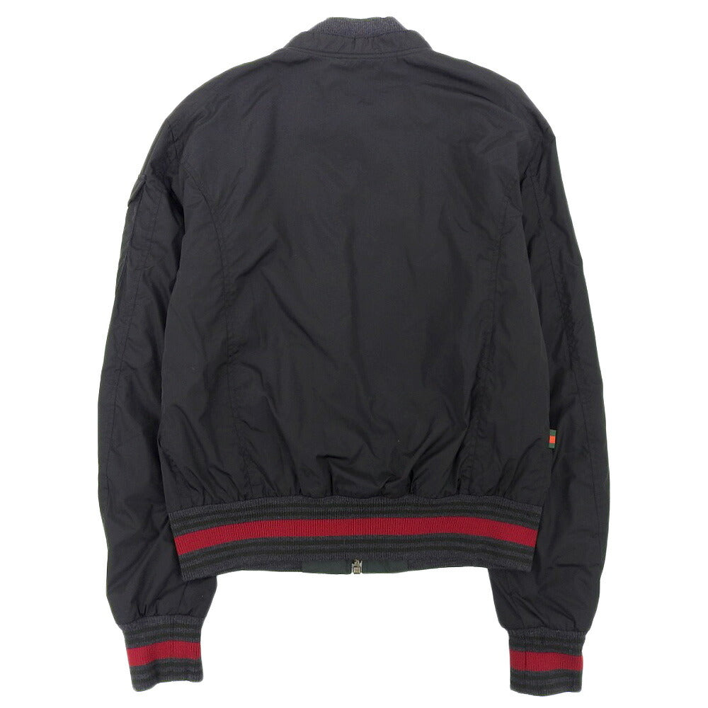 Gucci Nylon Flight Jacket Black