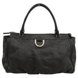 Gucci Leather Boston Handbag Black