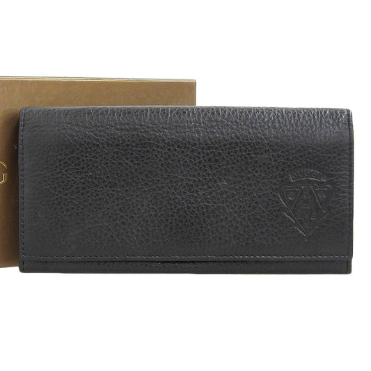 Gucci Leather Bifold Long Wallet Black