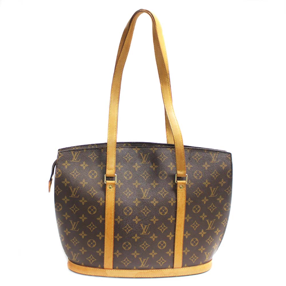 Louis Vuitton Monogram Babylon Shoulder Tote Bag Brown