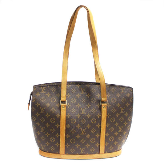 Louis Vuitton Monogram Babylon Shoulder Tote Bag Brown