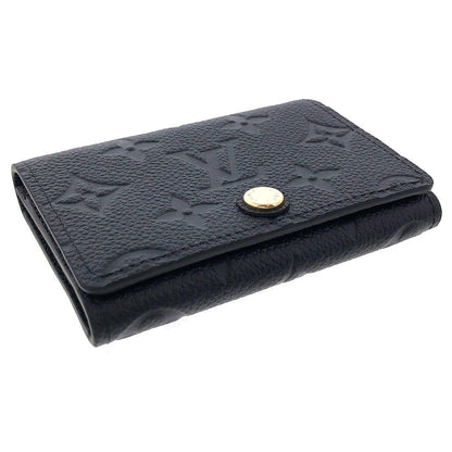 Louis Vuitton Envelope Card de Visit Monogram Implant Noir Black