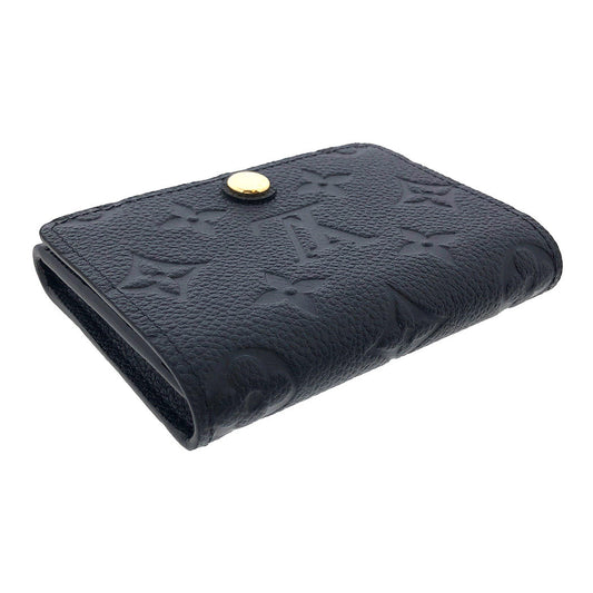 Louis Vuitton Envelope Card de Visit Monogram Implant Noir Black