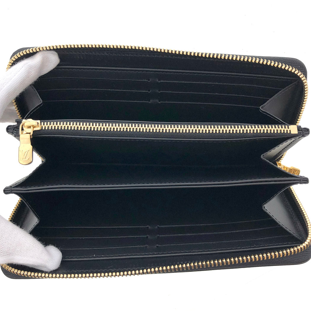 Louis Vuitton Zippy Nanogram Round Zipper Long Wallet