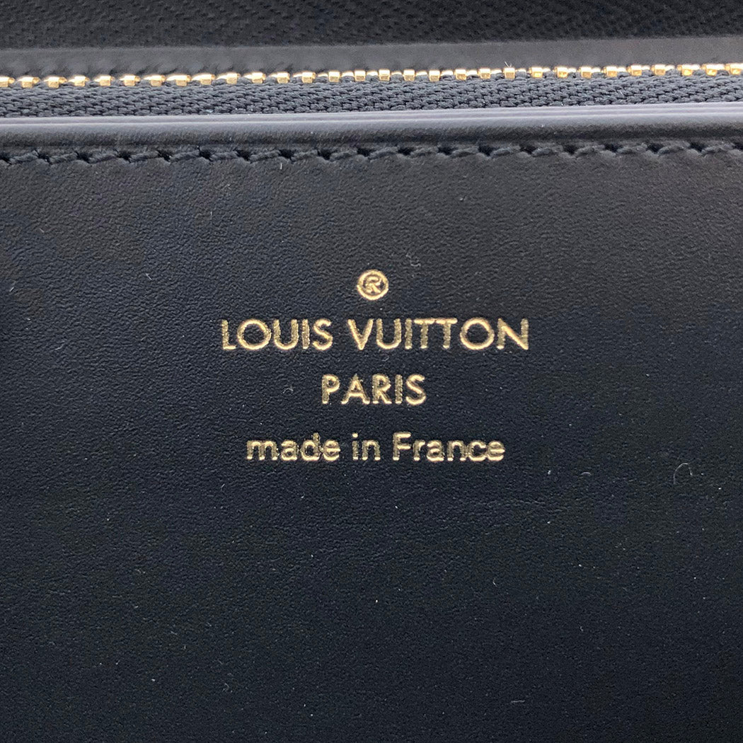 Louis Vuitton Zippy Nanogram Round Zipper Long Wallet