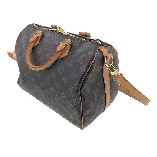 Louis Vuitton Speedy Bandouliere 30 Monogram 2way Brown Shoulder Bag