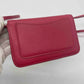 Prada Saffiano   Clutch Crossbody Bag,Leather,Pink