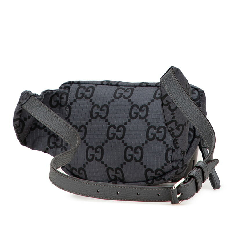 Gucci GG Nylon Leather Waist Bag