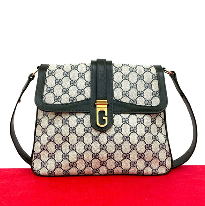 Gucci GG Logo Leather Shoulder Bag