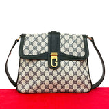Gucci GG Logo Leather Shoulder Bag