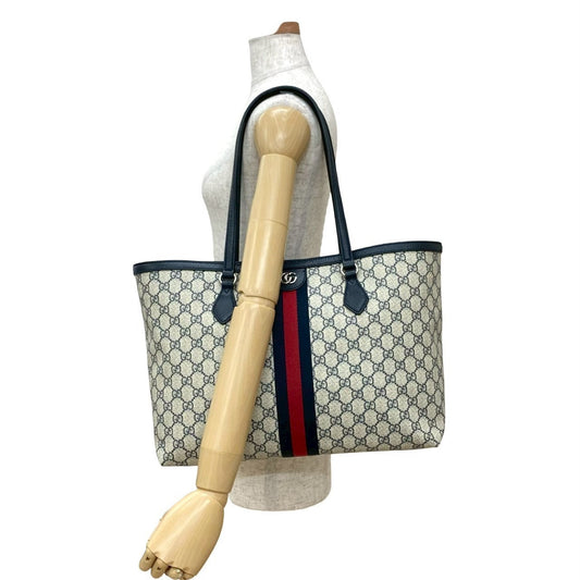 Gucci Ophidia GG Leather Tote Bag