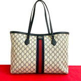 Gucci Ophidia GG Leather Tote Bag