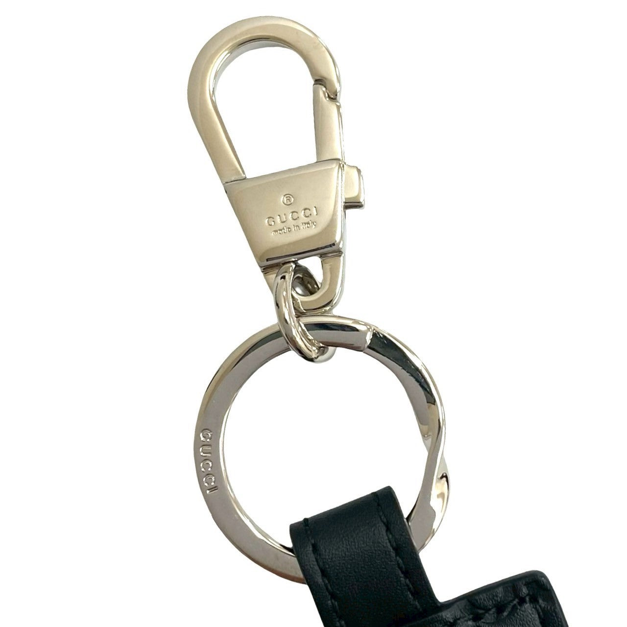 Gucci Dorian Leather Keyring