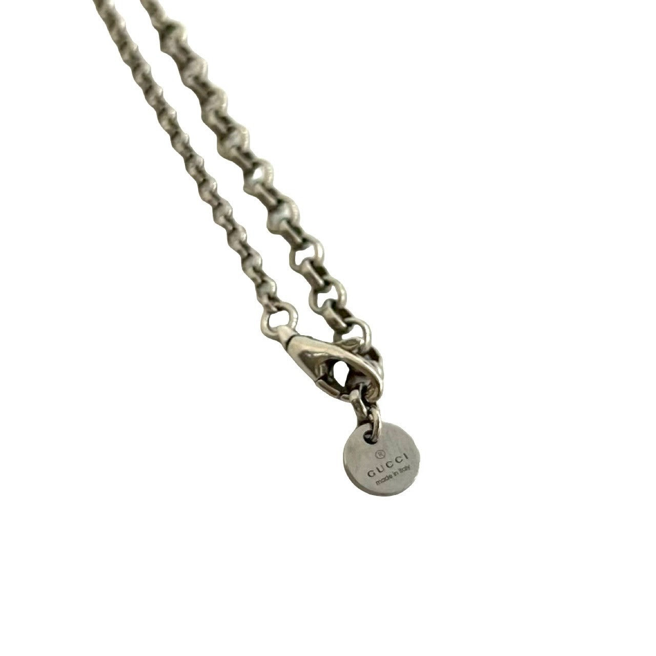 Gucci Anger Forest Rabbit Head Silver 925 Necklace