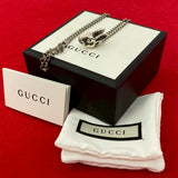 Gucci Anger Forest Rabbit Head Silver 925 Necklace