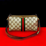 Gucci GG Logo PVC Leather Shoulder Bag
