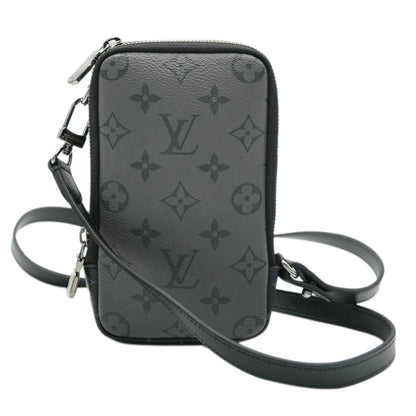Louis Vuitton Reverse Monogram Eclipse Canvas Double Phone Pouch NM