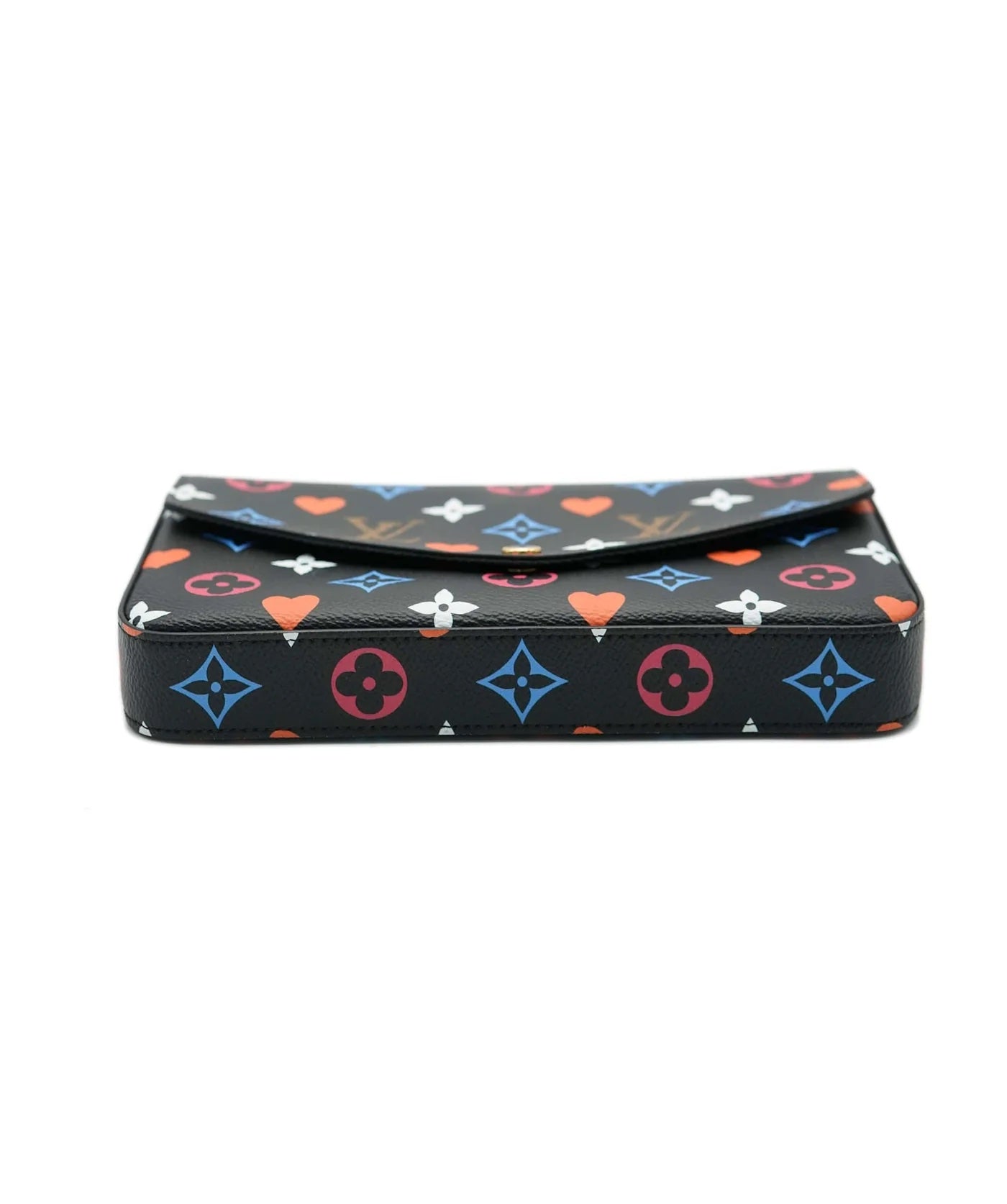 Louis Vuitton Black Multicolor Monogram Canvas Game On Felicie Pochette