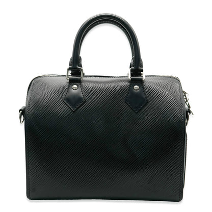 Louis Vuitton Black Epi Speedy Bandouliere 25