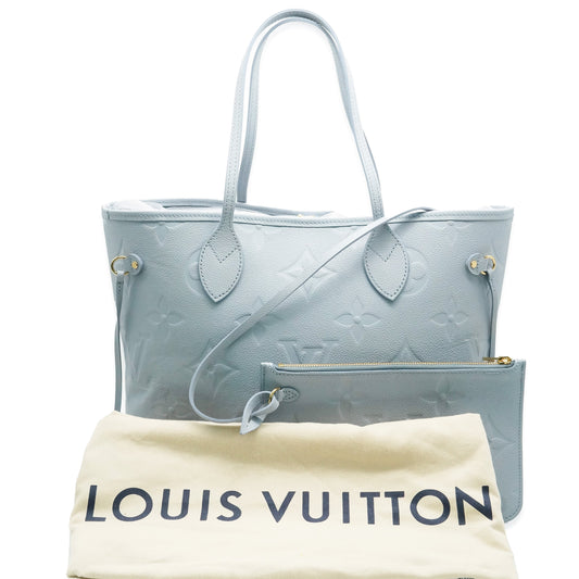 Louis Vuitton Blue Hour Giant Monogram Empreinte Neverfull MM