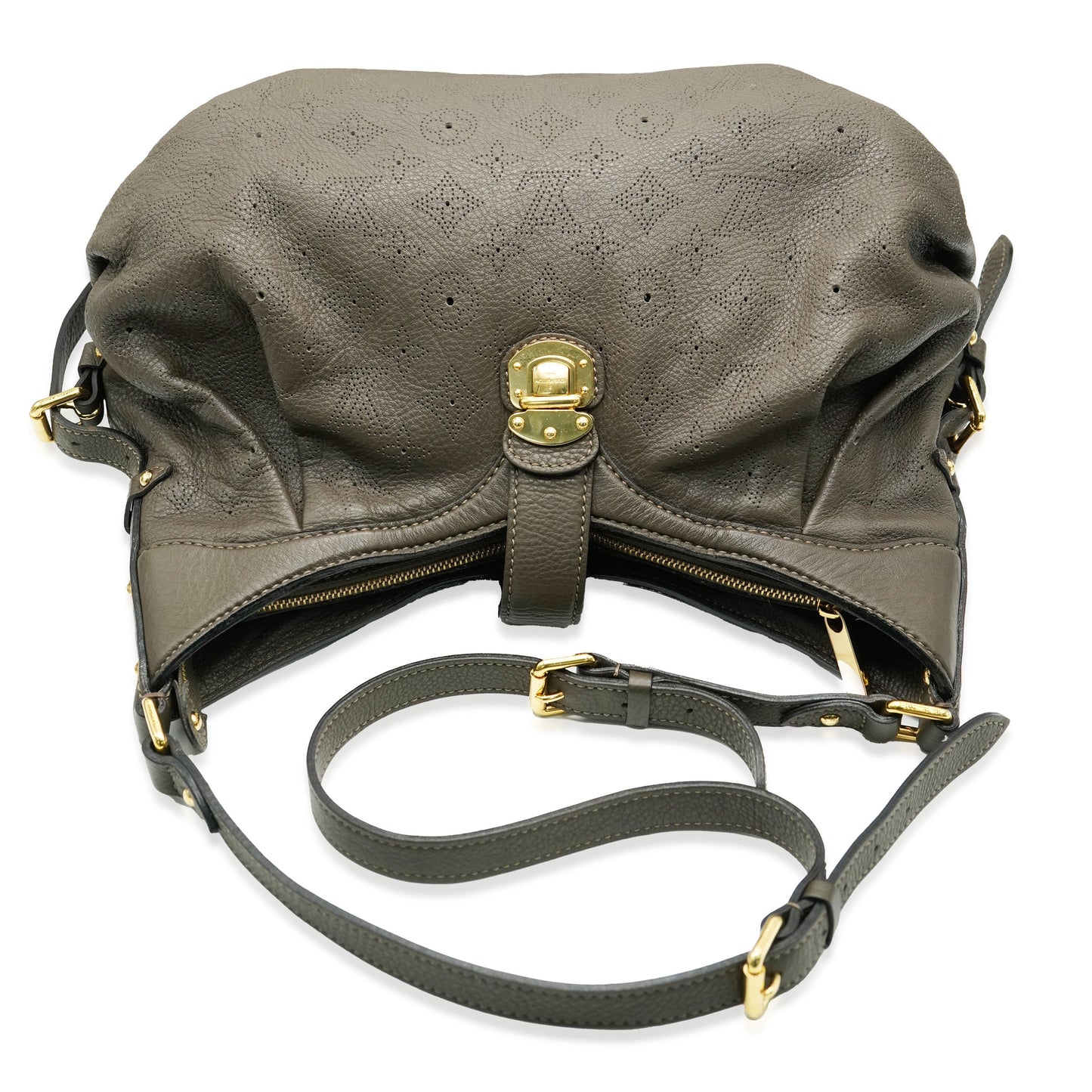 Louis Vuitton Gris Elephant Mahina XS Hobo