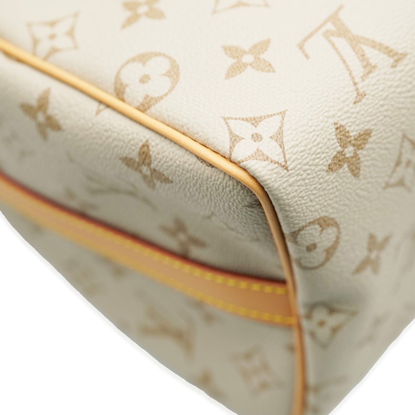 Louis Vuitton Beige Ocher Monopaname Canvas Speedy Bandouliere 25