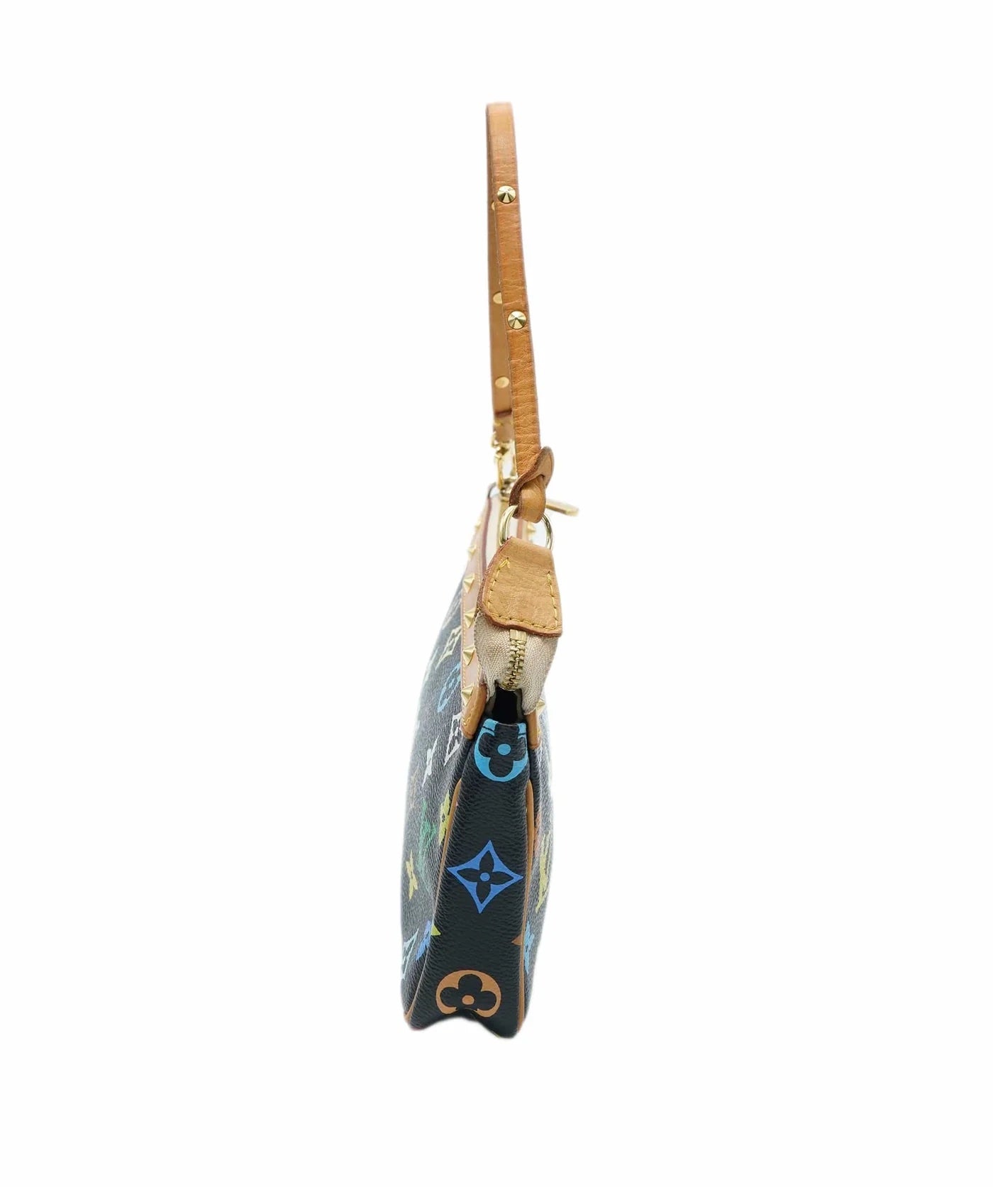 Louis Vuitton x Takashi Murakami Multicolore Monogram Canvas Pochette Accessorie