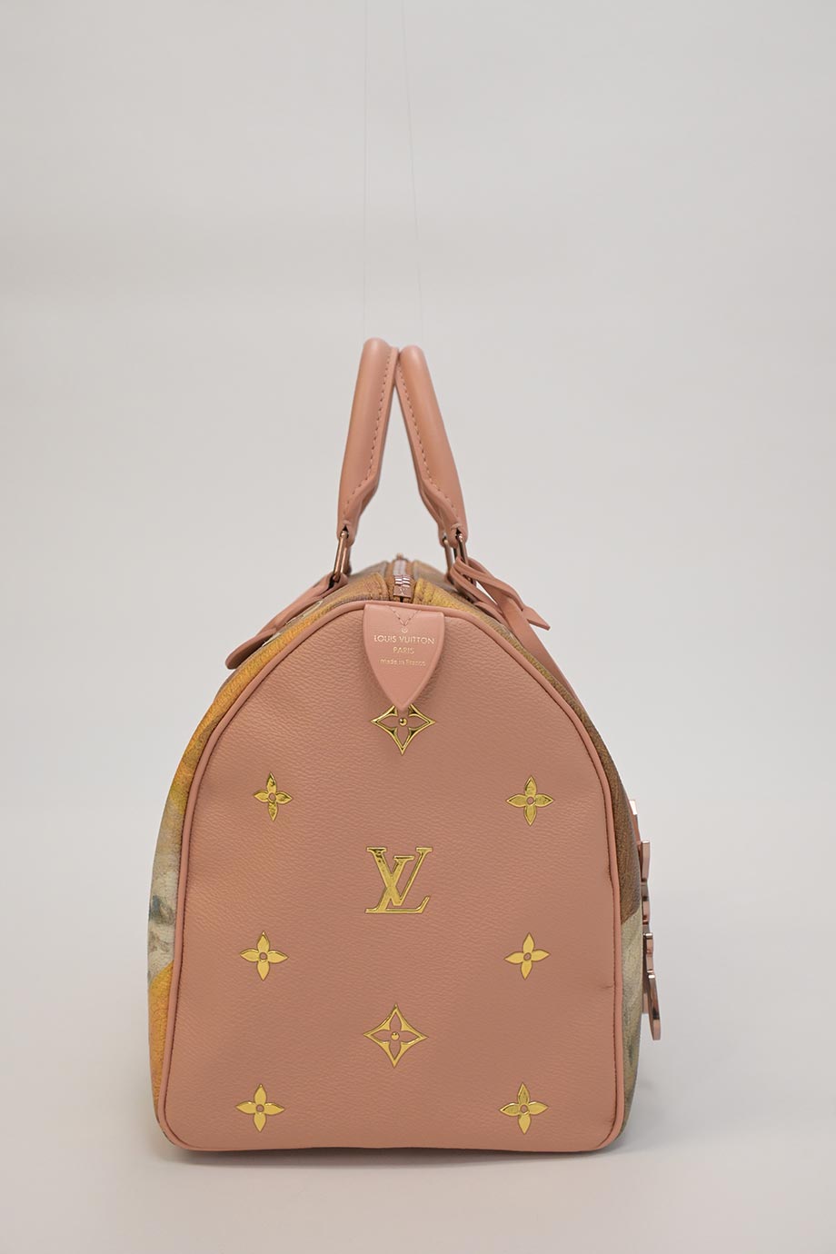 LOUIS VUITTON x Jeff Koons Masters Collection Fragonard blush printed canvas and leather Speedy bag
