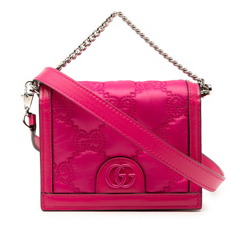 Gucci GG Marmont Matelassé Nylon Leather 2way Bag