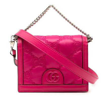 Gucci GG Marmont Matelassé Nylon Leather 2way Bag