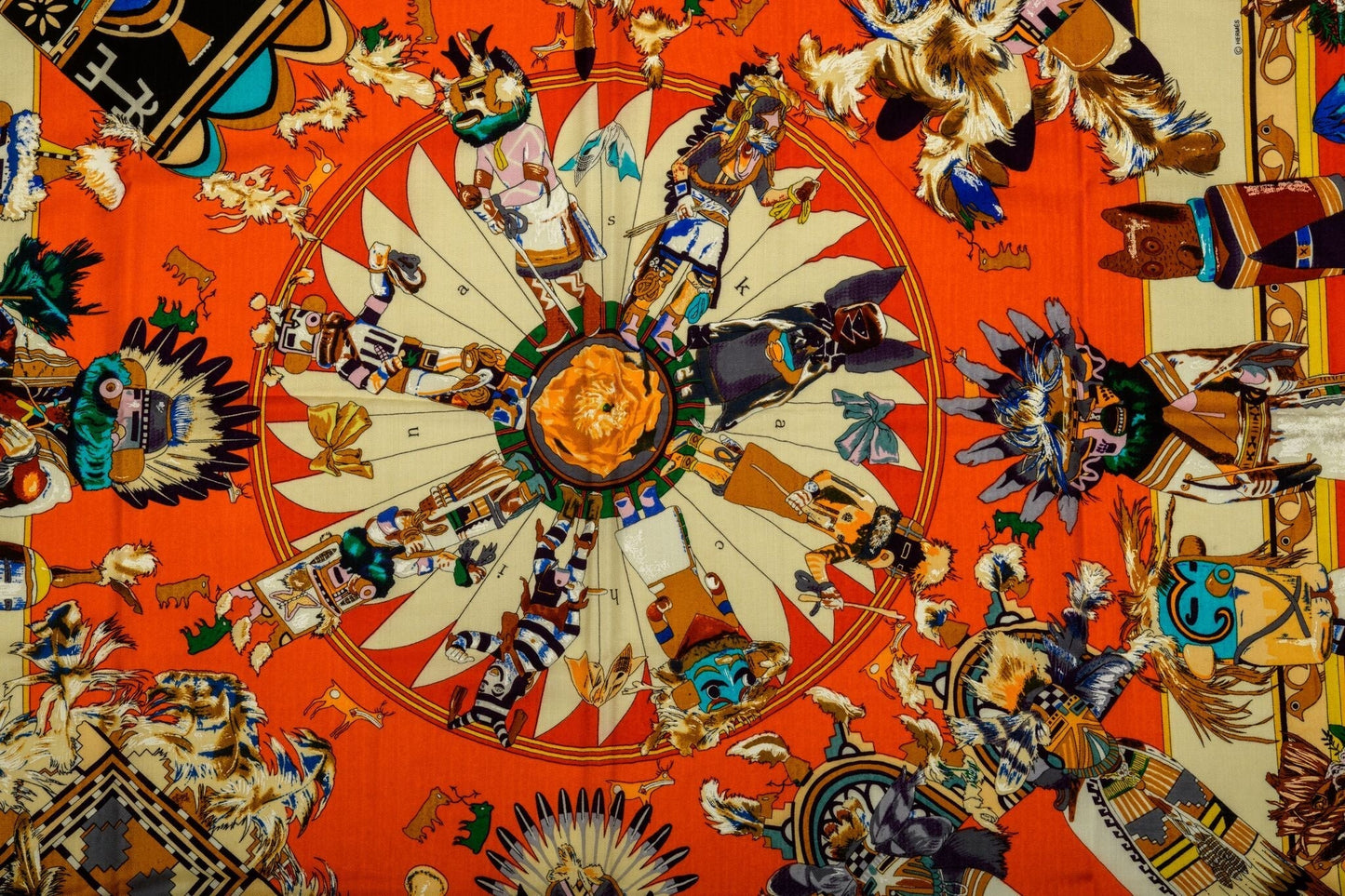 Hermes Cashmere-Blend Kachinas Shawl