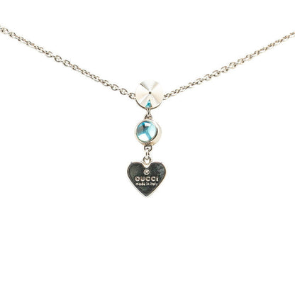 Gucci Heart Studs Rhinestone Necklace