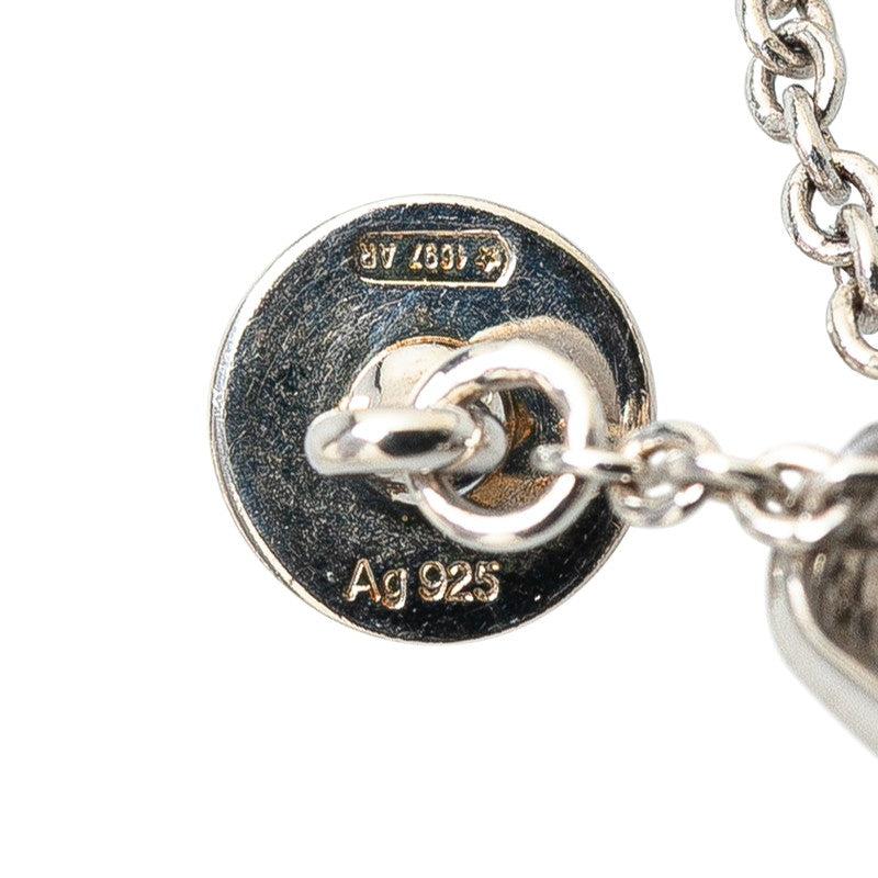 Gucci Heart Studs Rhinestone Necklace