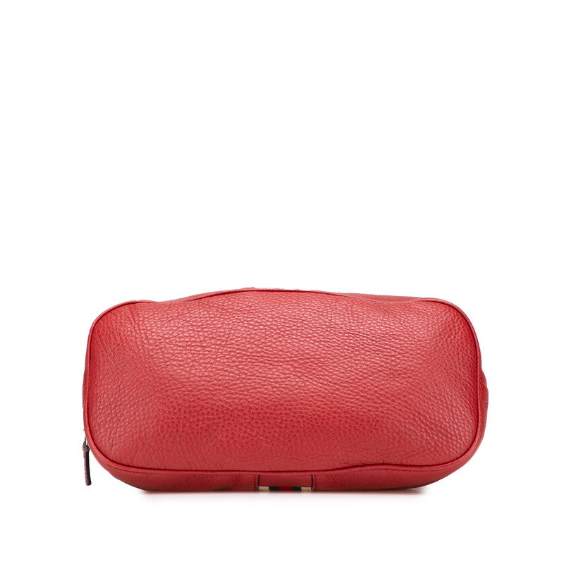 Gucci Webbing Line Leather 2way Bag