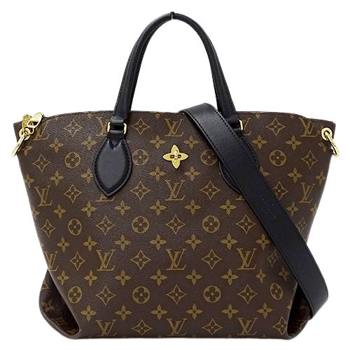 Louis Vuitton Monogram Tote Bag 2way Flower Zipped MM