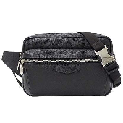 Louis Vuitton Body Waist Bag Outdoor Ardoise Gray Black