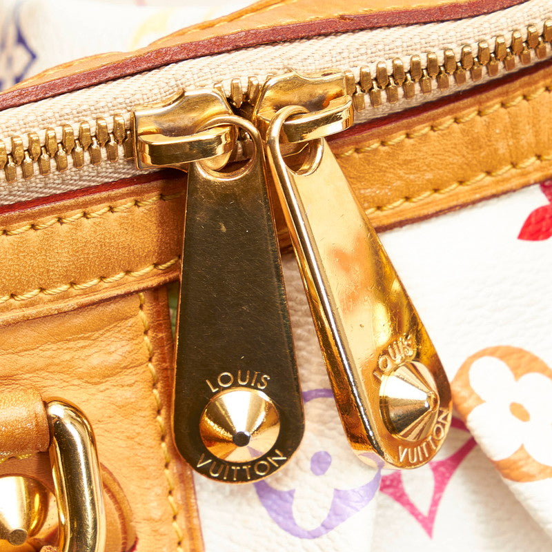 Louis Vuitton Monogram MM Handbag Shoulder Bronze PVC Leather