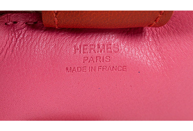 Hermes Rose Azalee PM Grigri Rodeo Charm