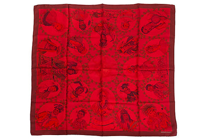 Hermes Chefs Indiens Scarf Limited Ed