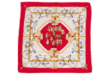 Hermes Les Becanes Silk Scarf