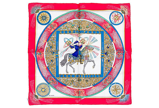 Hermes Feux d'Artifice Pochette Scarf