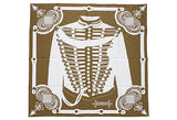 Hermes Brown & Cream Brandebourgs Scarf