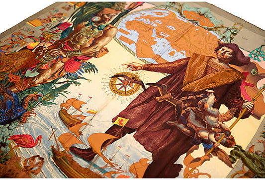 Hermes Colombus Scarf