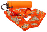 Hermes Orange Guepards Maxi Twilly Thin