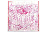 Hermes Fuchsia Le Jardin Silk Gavroche