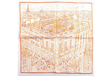 Hermes Orange Le Jardin Silk Gavroche