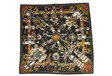 Hermes Kachinas by Oliver Silk Scarf