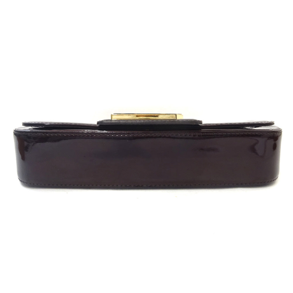 Louis Vuitton Pochette Soby Vernis Clutch Bag