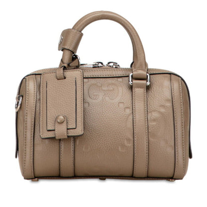 Gucci Jumbo GG Mini Duffle Leather 2way Bag