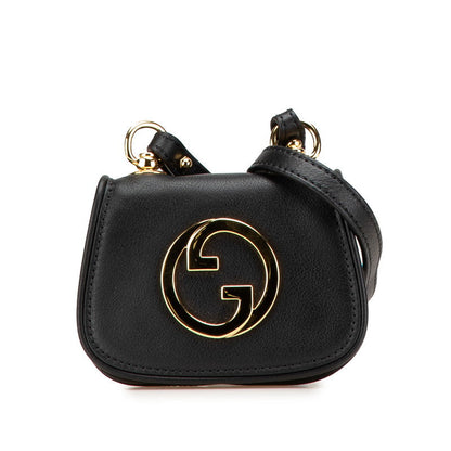 Gucci Blondie Interlocking G Leather Shoulder Wallet